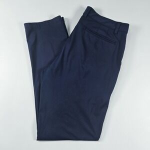 Rhone Commuter Slim Performance Chino Pants Mens 35x32 Navy Blue Stretch Golf